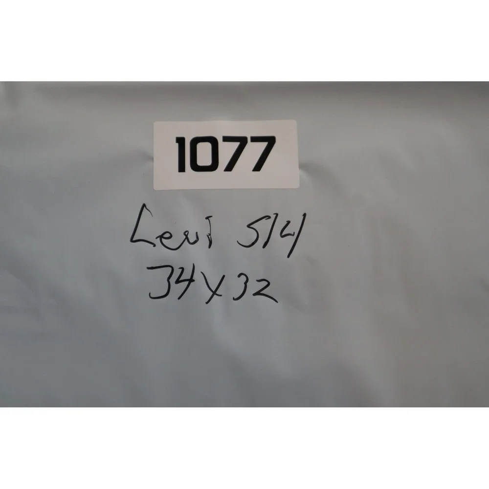 Levis 514 Straight Fit Pants Mens 34x32 Tan Khaki Cotton Twill 00514-0407